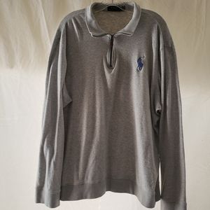 POLO by Ralph Lauren 1/4 zip grey XXL